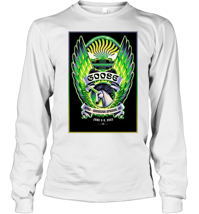 Goose band SPAC Saratoga Springs NY July 2026 unicorn Long Sleeved T-shirt