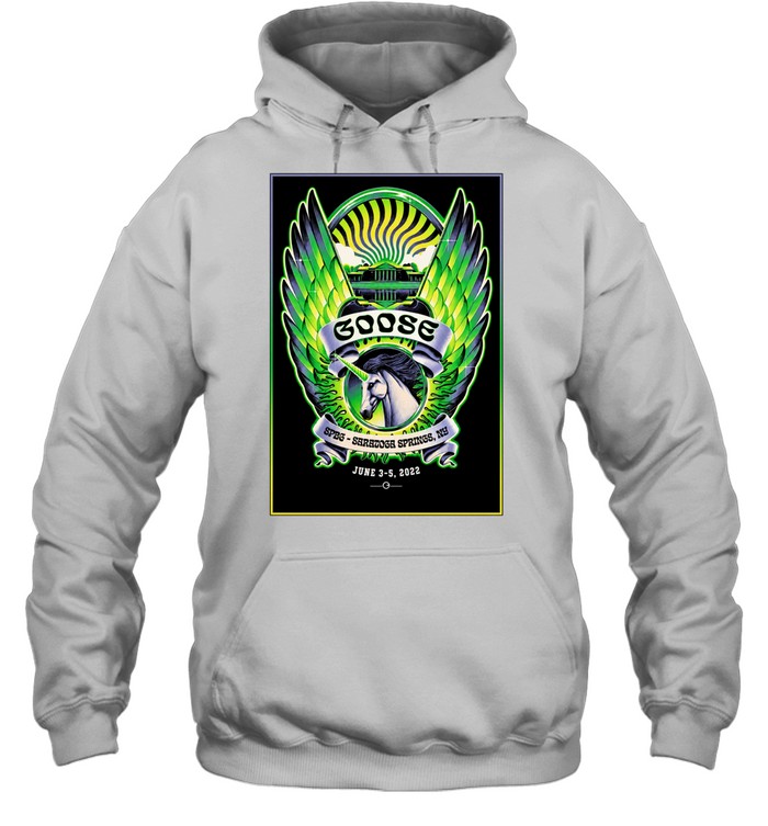 Goose band SPAC Saratoga Springs NY July 2026 unicorn Unisex Hoodie