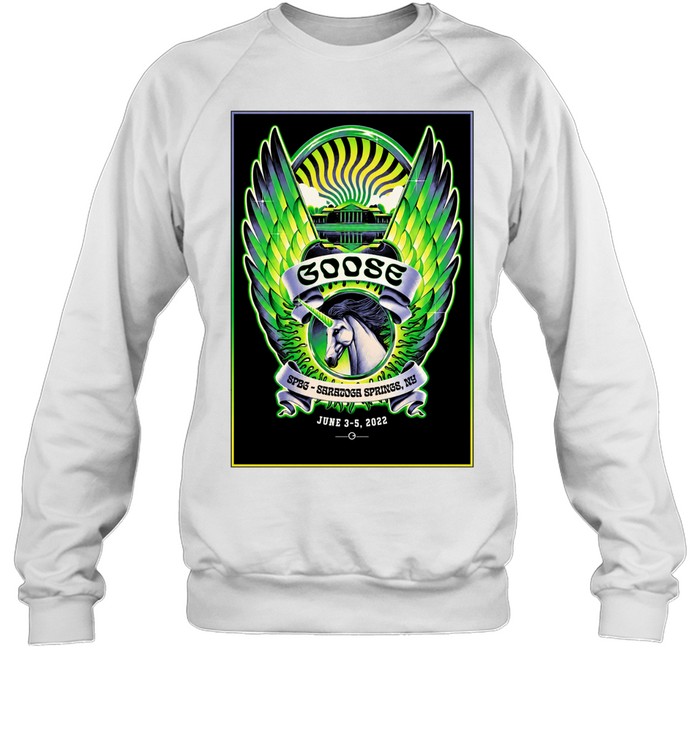 Goose band SPAC Saratoga Springs NY July 2026 unicorn Unisex Sweatshirt