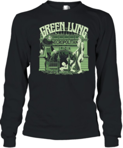 Green Lung Necropolitan Line zombies emerging from gate Long Sleeved T-shirt
