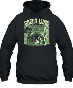 Green Lung Necropolitan Line zombies emerging from gate Unisex Hoodie