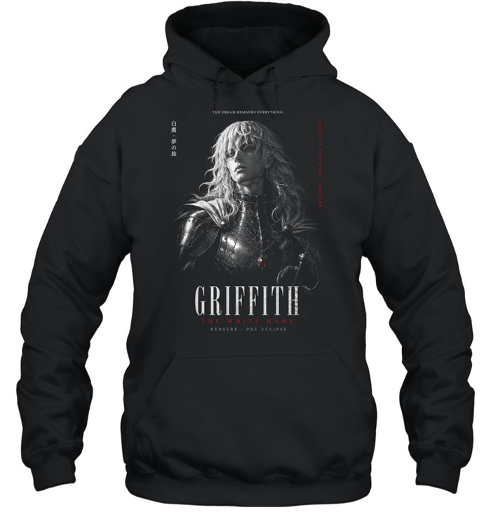 Griffith Berserk White Hawk Pre Eclipse Unisex Hoodie