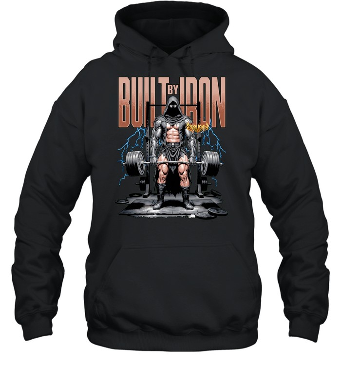 Grim Reaper Bodybuilder built by iron weightlifting workout fitness gym Unisex Hoodie