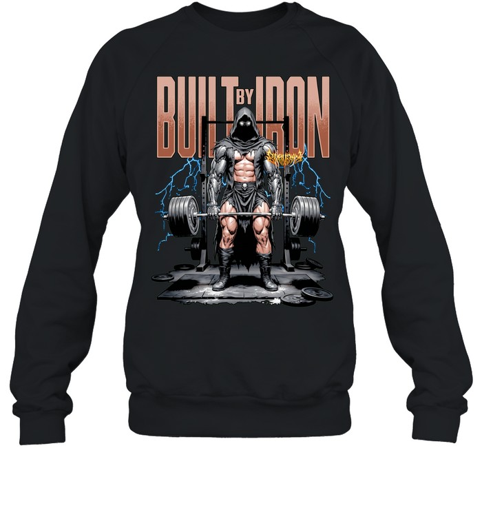 Grim Reaper Bodybuilder built by iron weightlifting workout fitness gym Unisex Sweatshirt