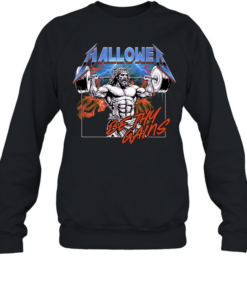 Hallowed Be Thy Gains Jesus Weightlifting Unisex Sweatshirt