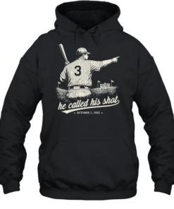 He called his shot baseball player 1932 Unisex Hoodie
