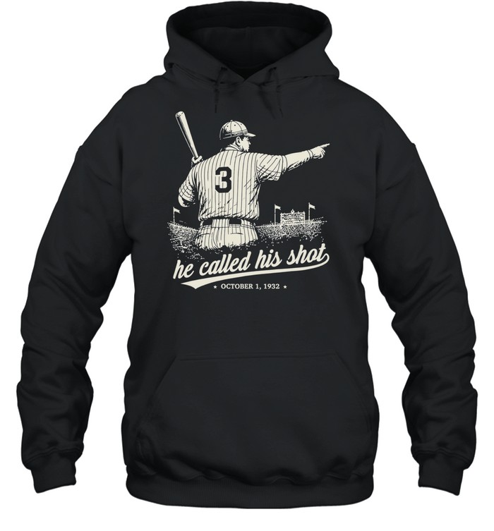 He called his shot baseball player 1932 Unisex Hoodie