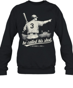 He called his shot baseball player 1932 Unisex Sweatshirt