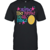 Helping Tiny Humans Do Big Things Retro Smiley Face Teacher Classic Men's T-shirt