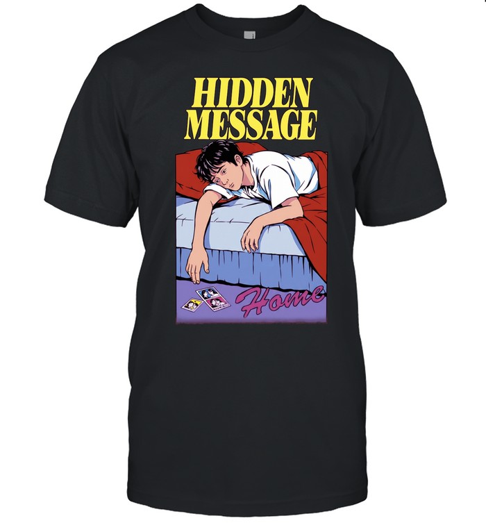 Hidden Message Home illustration art aesthetic Classic Men's T-shirt