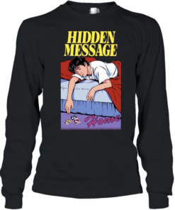 Hidden Message Home illustration art aesthetic Long Sleeved T-shirt