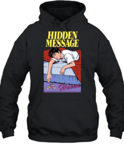 Hidden Message Home illustration art aesthetic Unisex Hoodie