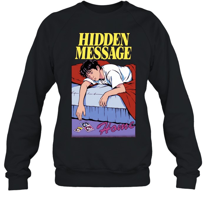 Hidden Message Home illustration art aesthetic Unisex Sweatshirt