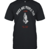 Hoes are people too don’t judge just love praying hands halo religious Classic Men's T-shirt