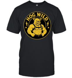 Hog Wild Muscular Pig funny  Classic Men's T-shirt