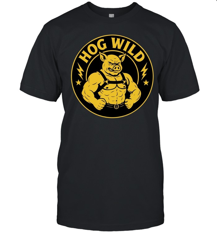 Hog Wild Muscular Pig funny Classic Men's T-shirt