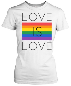 Hot Love Is Love Pride Month  Classic Women's T-shirt