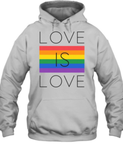Hot Love Is Love Pride Month Unisex Hoodie