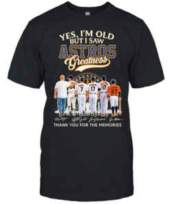 Houston Astros yes I’m old but I saw greatness Ryan Biggio Bagwell Beltran Classic Men's T-shirt