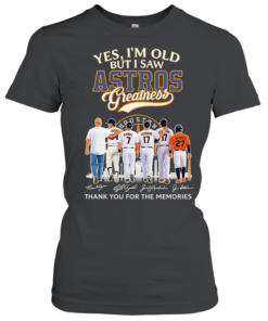 Houston Astros yes I’m old but I saw greatness Ryan Biggio Bagwell Beltran  Classic Women's T-shirt