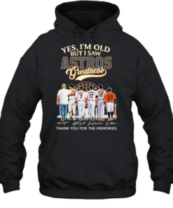 Houston Astros yes I’m old but I saw greatness Ryan Biggio Bagwell Beltran  Unisex Hoodie