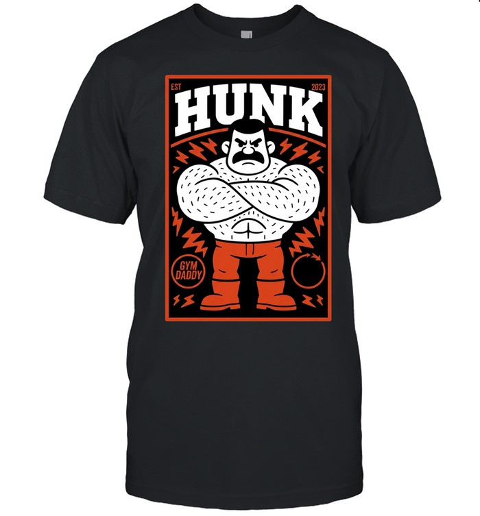 Hunk Est 2023 Gym Daddy bodybuilder muscle man Classic Men's T-shirt