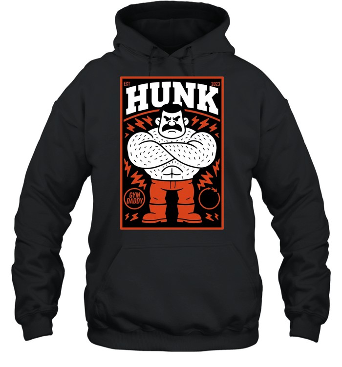 Hunk Est 2023 Gym Daddy bodybuilder muscle man Unisex Hoodie