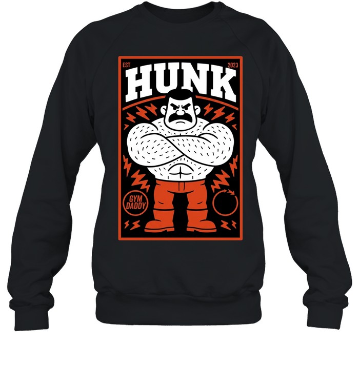 Hunk Est 2023 Gym Daddy bodybuilder muscle man Unisex Sweatshirt