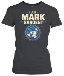 I Am Mark Sargent Flat Earth Map Conspiracy Theory  Classic Women's T-shirt