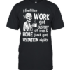 I Feel Like Work Got Custody Of Me Sarcastic Classic Men's T-shirt