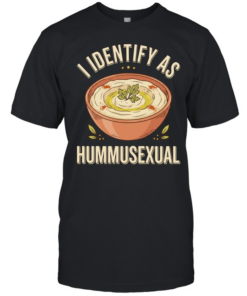 I identify as hummusexual Classic Men's T-shirt
