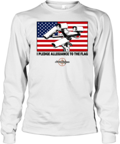 I pledge allegiance to the flag surveillance cameras American flag Long Sleeved T-shirt