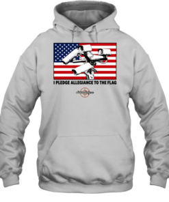 I pledge allegiance to the flag surveillance cameras American flag Unisex Hoodie