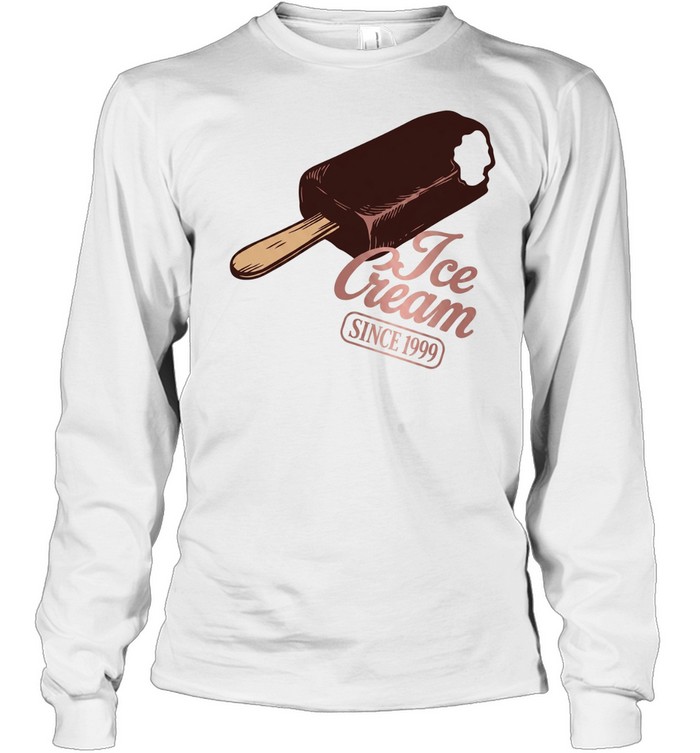 Ice Cream Since 1999 dessert popsicle Long Sleeved T-shirt