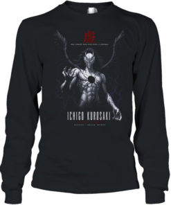 Ichigo Kurosaki Bleach Vasto Lorde Hollow Long Sleeved T-shirt
