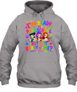 I'm Ready For Preschool But Is It Ready For Me Colorful Bubble Font Unisex Hoodie
