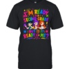 I'm Ready For Second Grade But Is It Ready For Me Colorful Bubble Font Classic Men's T-shirt