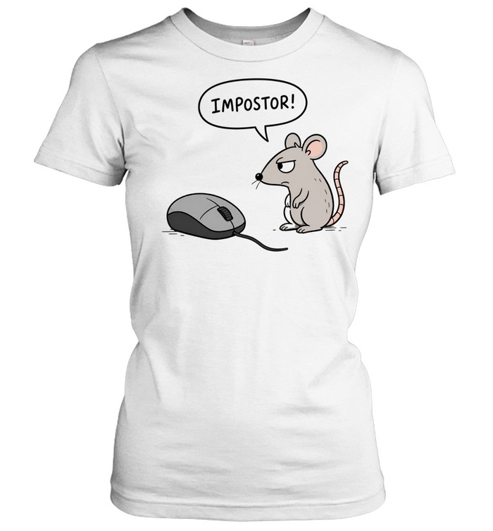 Impostor Mouse funny rat among us rodent Classic Women's T-shirt