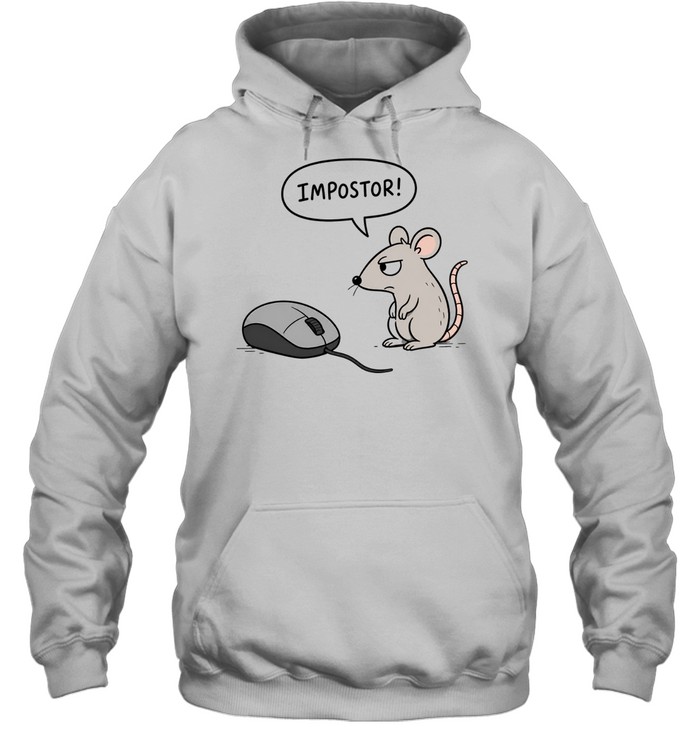 Impostor Mouse funny rat among us rodent Unisex Hoodie