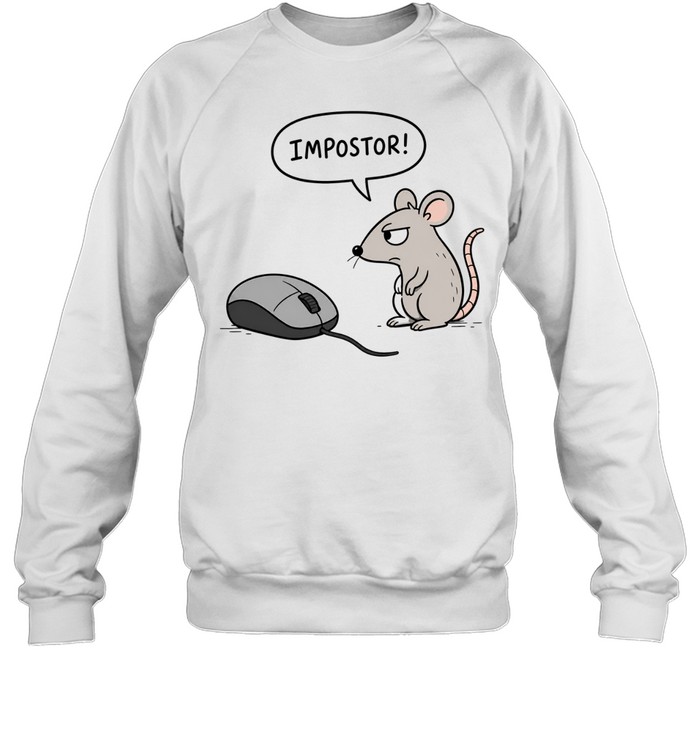 Impostor Mouse funny rat among us rodent Unisex Sweatshirt