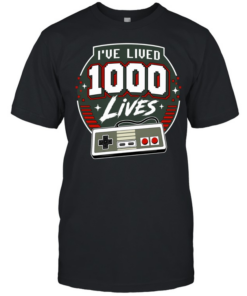 I’ve Lived 1000 Lives Video Game Controller Classic Men's T-shirt