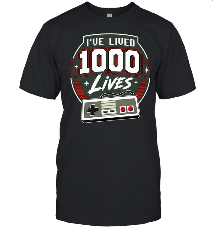 I’ve Lived 1000 Lives Video Game Controller Classic Men's T-shirt