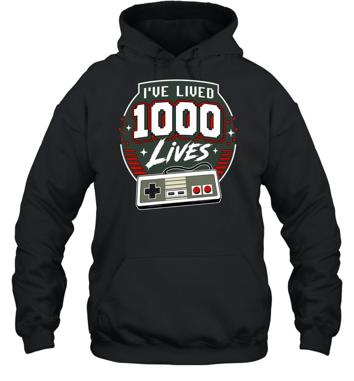 I’ve Lived 1000 Lives Video Game Controller Unisex Hoodie