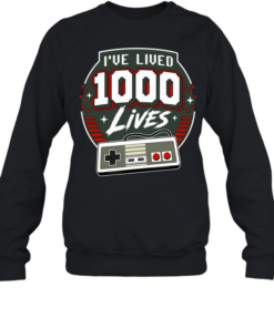 I’ve Lived 1000 Lives Video Game Controller Unisex Sweatshirt