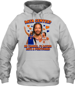 Jalen Brunson Data Center No thanks I’d Rather Date A Pointguard Unisex Hoodie