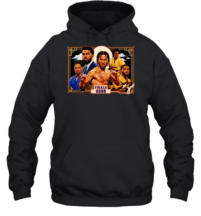 Jalen Brunson Josh Hart New York Knicks Basketball Enter Garden Knicks Final 2026 Unisex Hoodie