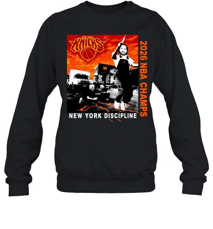 Jalen Brunson New York Knicks 2026 New York discipline rap album parody Unisex Sweatshirt