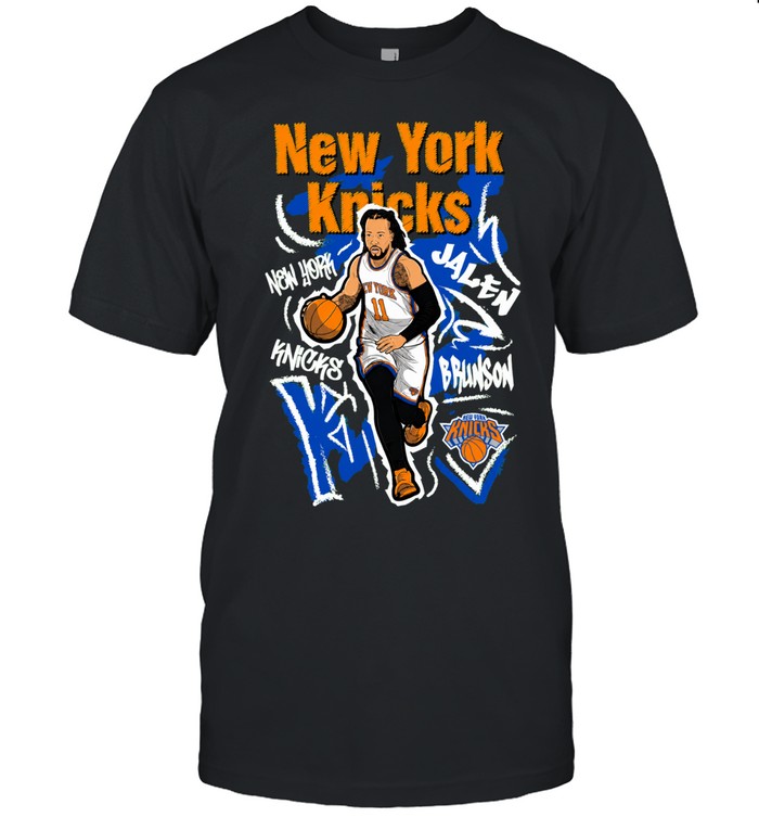 Jalen Brunson New York Knicks Mitchell & Ness Youth Chalked Up Player Classic Men's T-shirt