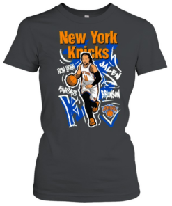 Jalen Brunson New York Knicks Mitchell & Ness Youth Chalked Up Player  Classic Women's T-shirt