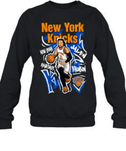 Jalen Brunson New York Knicks Mitchell & Ness Youth Chalked Up Player Unisex Sweatshirt